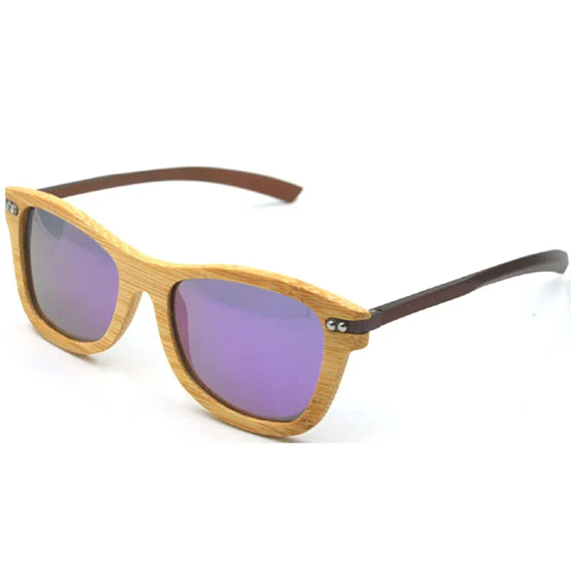 2018 Popular Men Female Unisex Bamboo Aluminum sunglasses colored Polarized Lens | Аксессуары для одежды