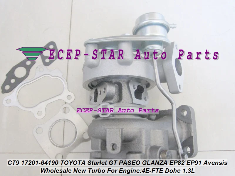 CT9 17201 64190 55030 1720164190 турбо для TOYOTA Starlet GT Tercel EP82 EP91 97 Avensis CT 220 07 4 Ette 4E FTE 1.3L|turbocharger