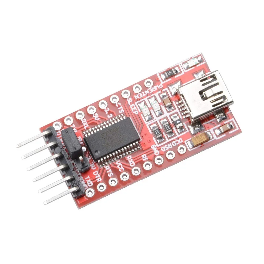 Aokin для FT232RL FTDI USB 3 V 5 к TTL Серийный адаптер модуль Arduino Mini Port|Аксессуары