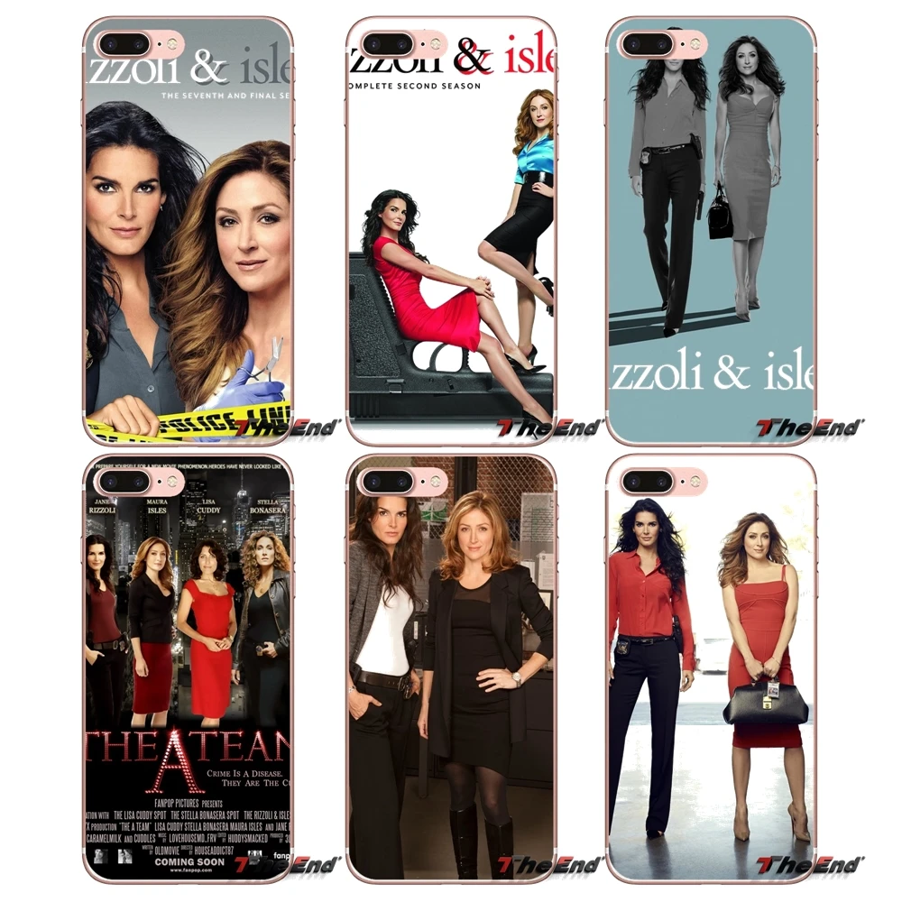 Rizzoli &amp Isles сезон ТПУ силиконовый чехол для iPhone X 4 4S 5 5S 5C SE 6 S 7 8 плюс samsung Galaxy J1 J3 J5 J7 A3