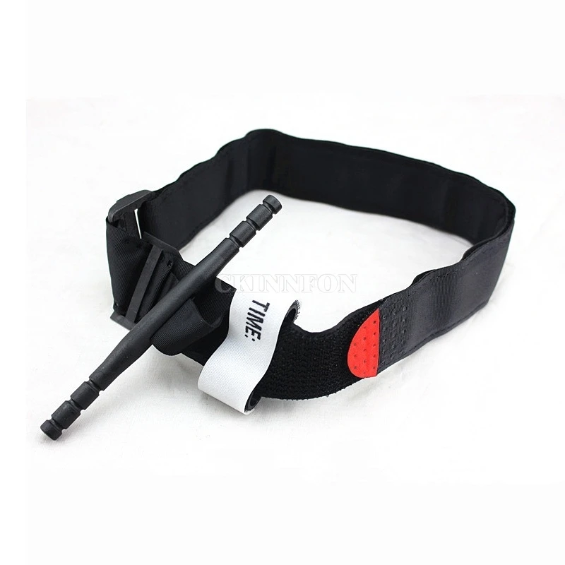 

100Pcs/Lot Outdoor First Aid Kits Combat Application Quick Release Buckle Medical Tourniquet Straps