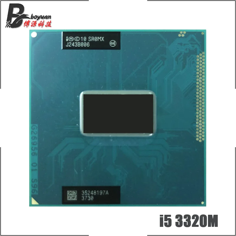 Процессор Intel Core i5 3320M SR0MX 2 6 ГГц двухъядерный четырехпоточный процессор 3M 35W Socket G2 /