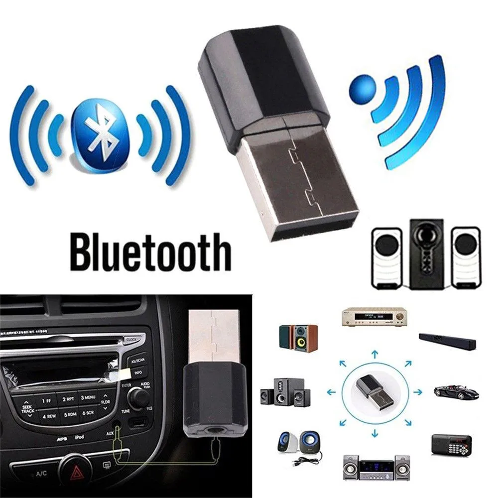 USB Bluetooth 5 0 передатчик приемник стерео аудио 3 мм Музыкальный Звуковой адаптер
