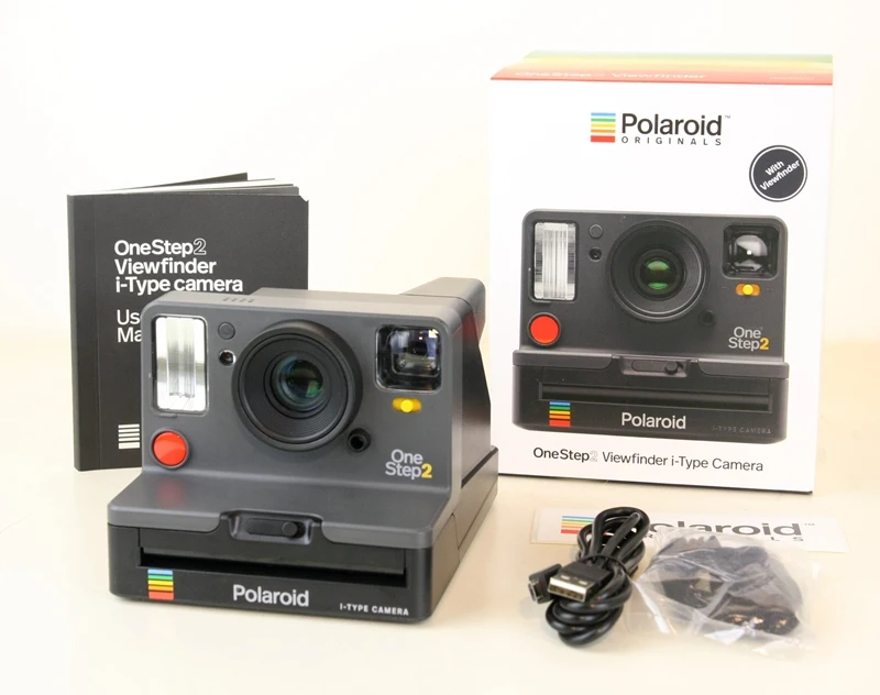 Polaroid Onestep2 VF + черная Радужная камера с пленкой i type и 600|Плёночные моментальные