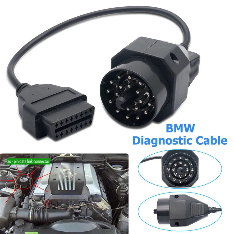 Переходник диагностический OBDII 16P-20pin l419 | Автомобили и мотоциклы