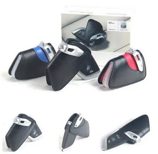 Новинка 2018 Роскошный кожаный чехол для автомобильного ключа/чехол BMW X5 X6 F15 брелок