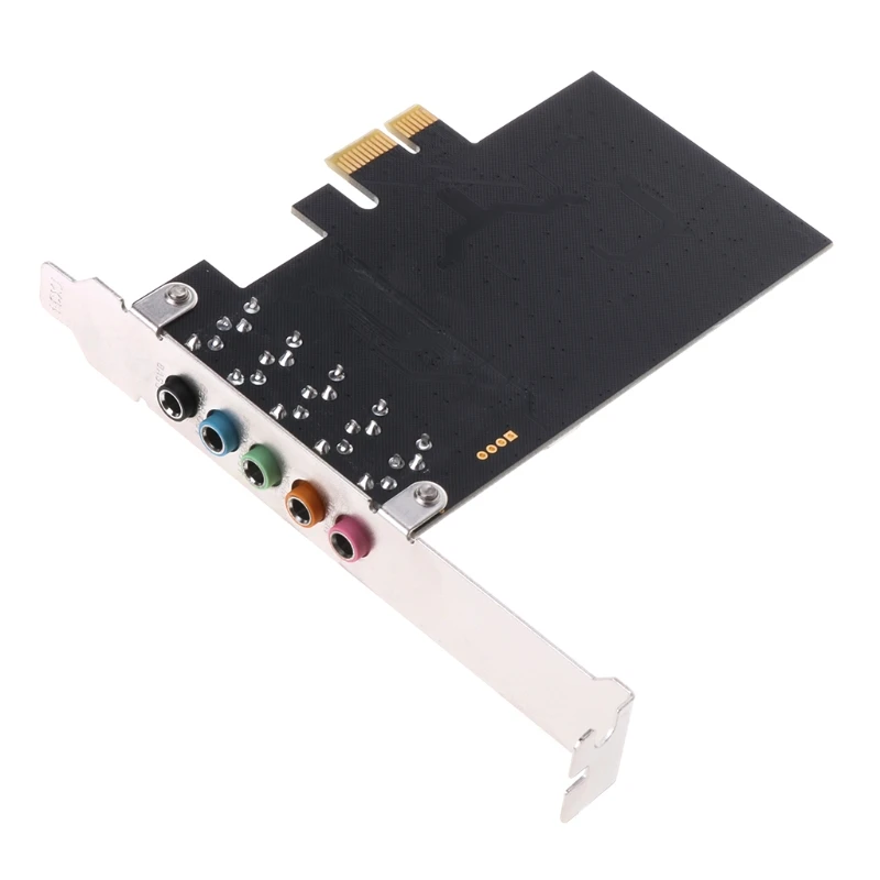 PCI E аудио цифровая звуковая карта 5 1 твердые конденсаторы CMI8738 чипсет + барьер