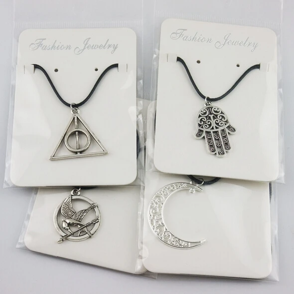 Бесплатная доставка 2 шт. оптовая продажа Личность сплава кулон кожаный шнур