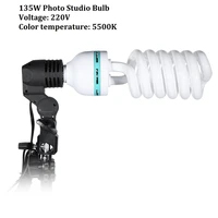 lightdow 1pcs e27 220v 5500k 135w photo studio bulb video digital camera photography daylight light lamp