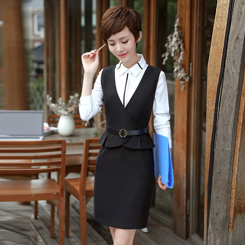 

Autumn And Winter Occupation Suit Fashion Temperament Dress Correct Market Sale Shopping Guide Member Clothes