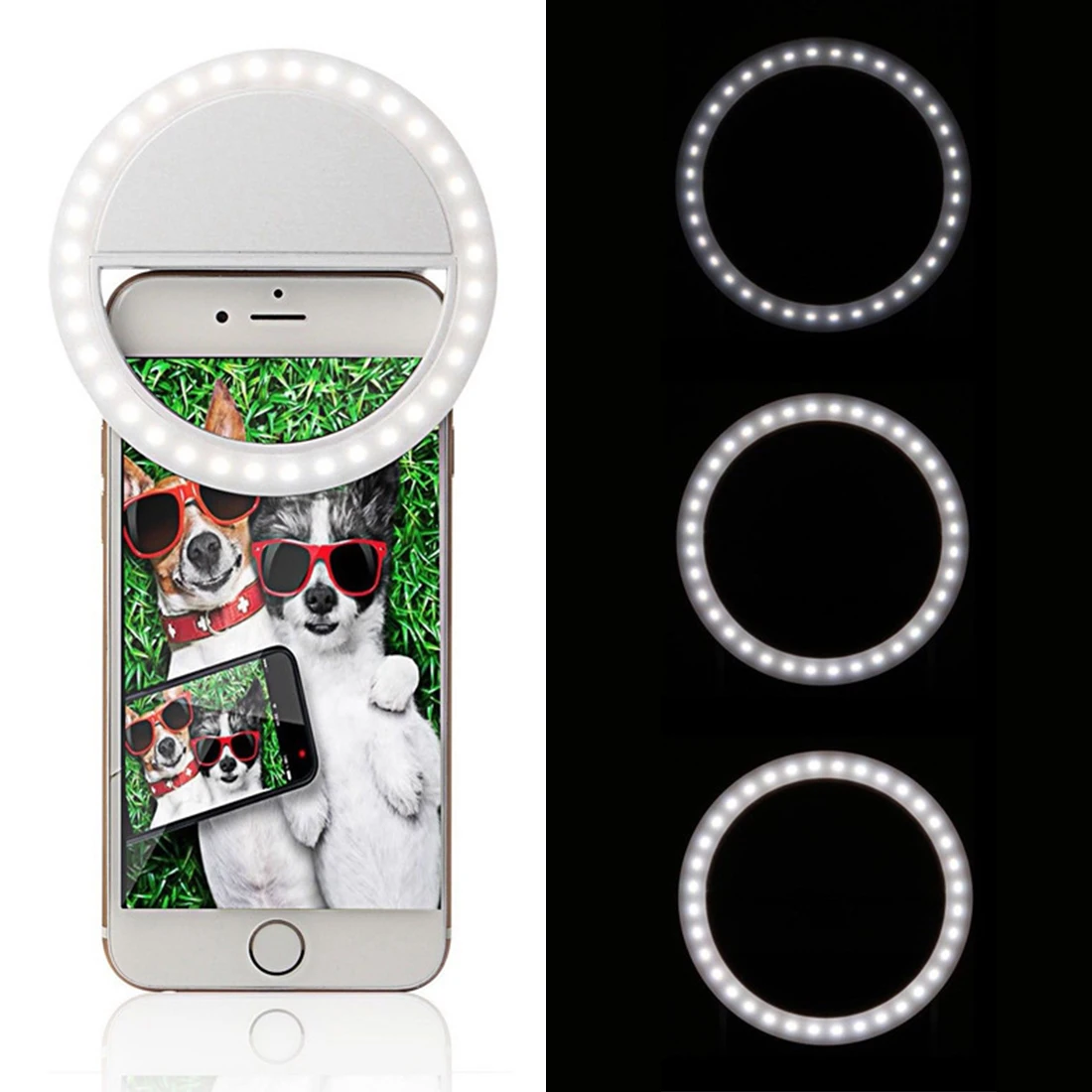 Портативсветодиодный светодиодная вспышка на 32 светодиода с зажимом для