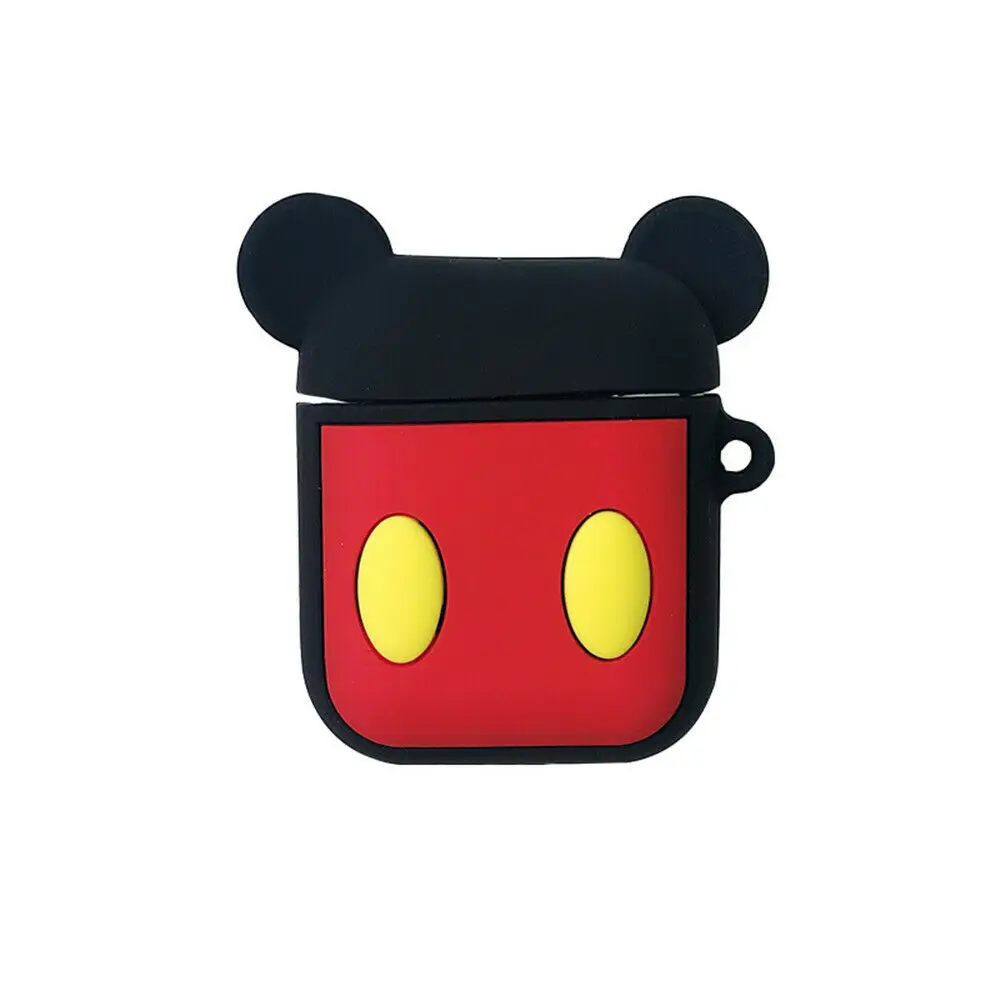 2 For Apple AirPods Silicone Charging Headphones Cases 3D Cartoon Wireless Bluetooth Earphone Case For Airpods Protective Cover - Цвет: 2