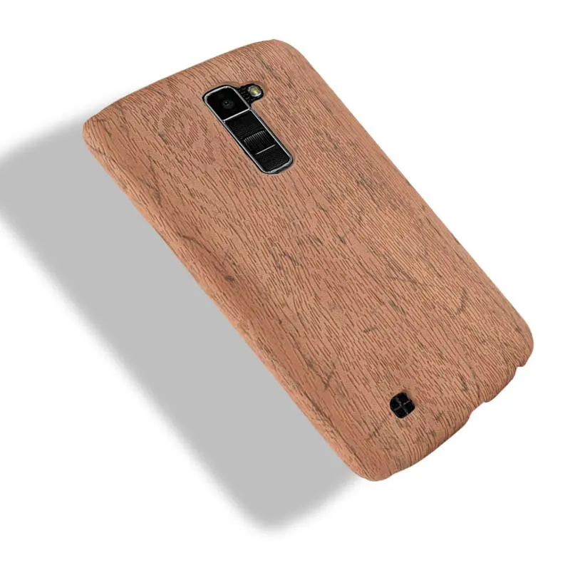 Роскошный чехол с текстурой древесины для LG K10 2016 K430 K420N LTE K430DS защитный на заднюю