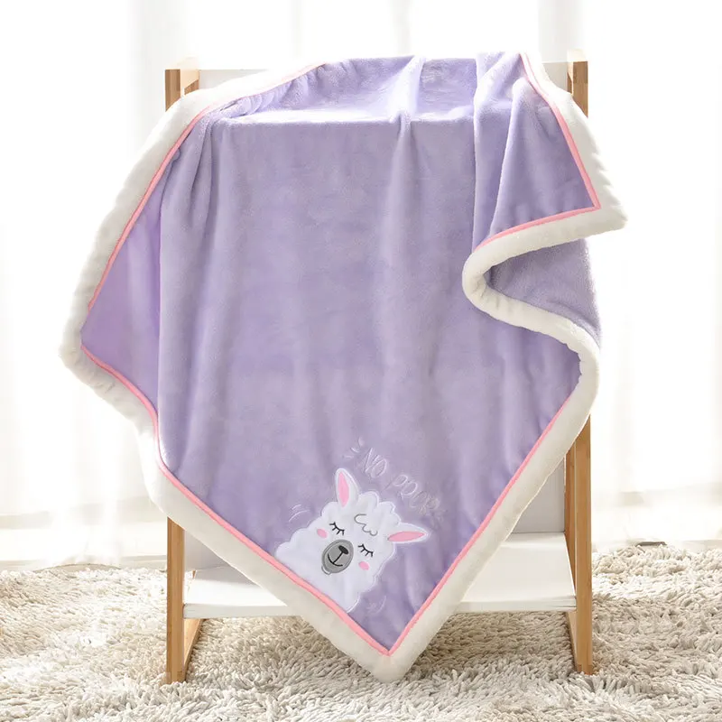 Newborn Toddlers Wrap Warm Blanket Infant Baby Girls Boys Soft Knitting Flannel Bedding Sleeping Swaddle Kids Blankets 75x100cm | Мать и