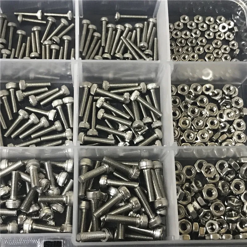 Набор болтов с шестигранной головкой для велосипеда винты 304 из нержавеющей