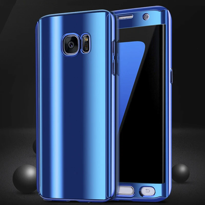 Жесткий ПК чехол для Samsung Galaxy S7 S7edge G9300 G9350 покрытие 360 градусов протектор Samsungs7 g930f
