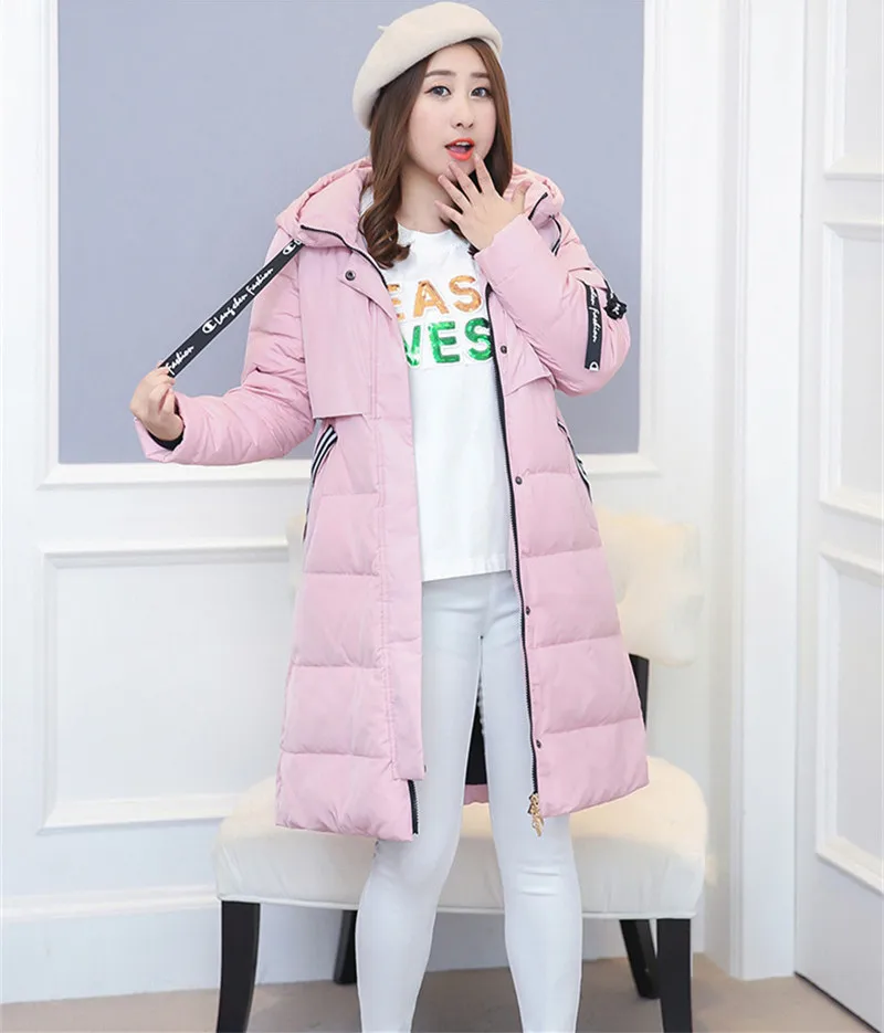AYUNSUE/зимняя куртка больших размеров 10XL, женские куртки на 90% белом утином пуху, плотное пальто, женские красные парки с капюшоном, Abrigo Mujer, WXF509