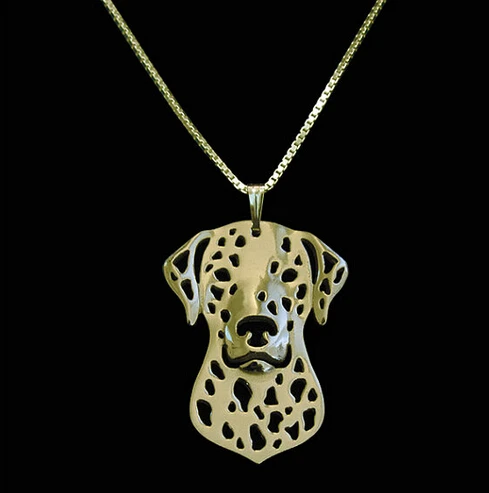 

newest fashion Dalmatian dog necklace Topshop Unique pendant jewelry Golden colors plated 12pcs/lot