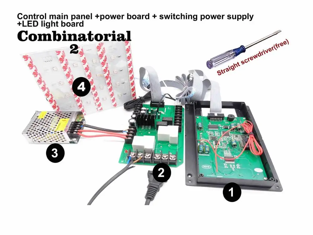 220V110V 30A сухой паровой кислородный бар Сауна Комнатный контроль температуры Лер для контроля температуры и светильник - Цвет: Combination 2