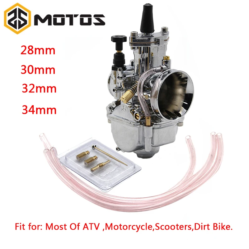 ZS мотоциклы Универсальный PWK ZSDTRP 28 30 32 34 мм Карбюратор CARB мотоциклетные гоночные