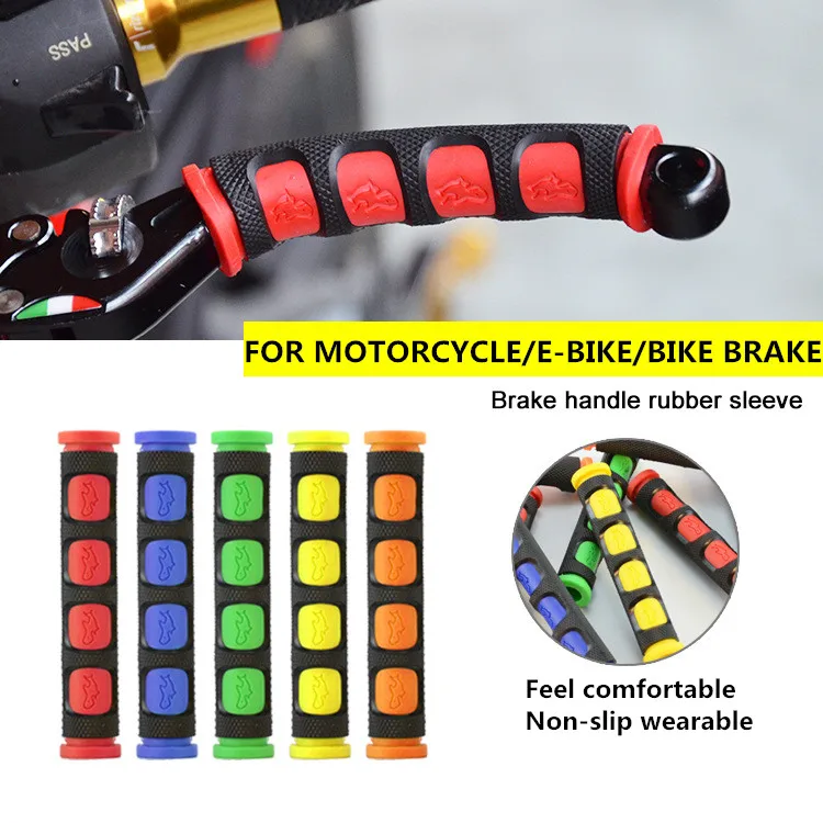 Motorcycle Accessories Universal Moto E-bike Scooter Handlebar Moto Horn Corner Handle Slip Rubber Sleeve Handle Brake Grips