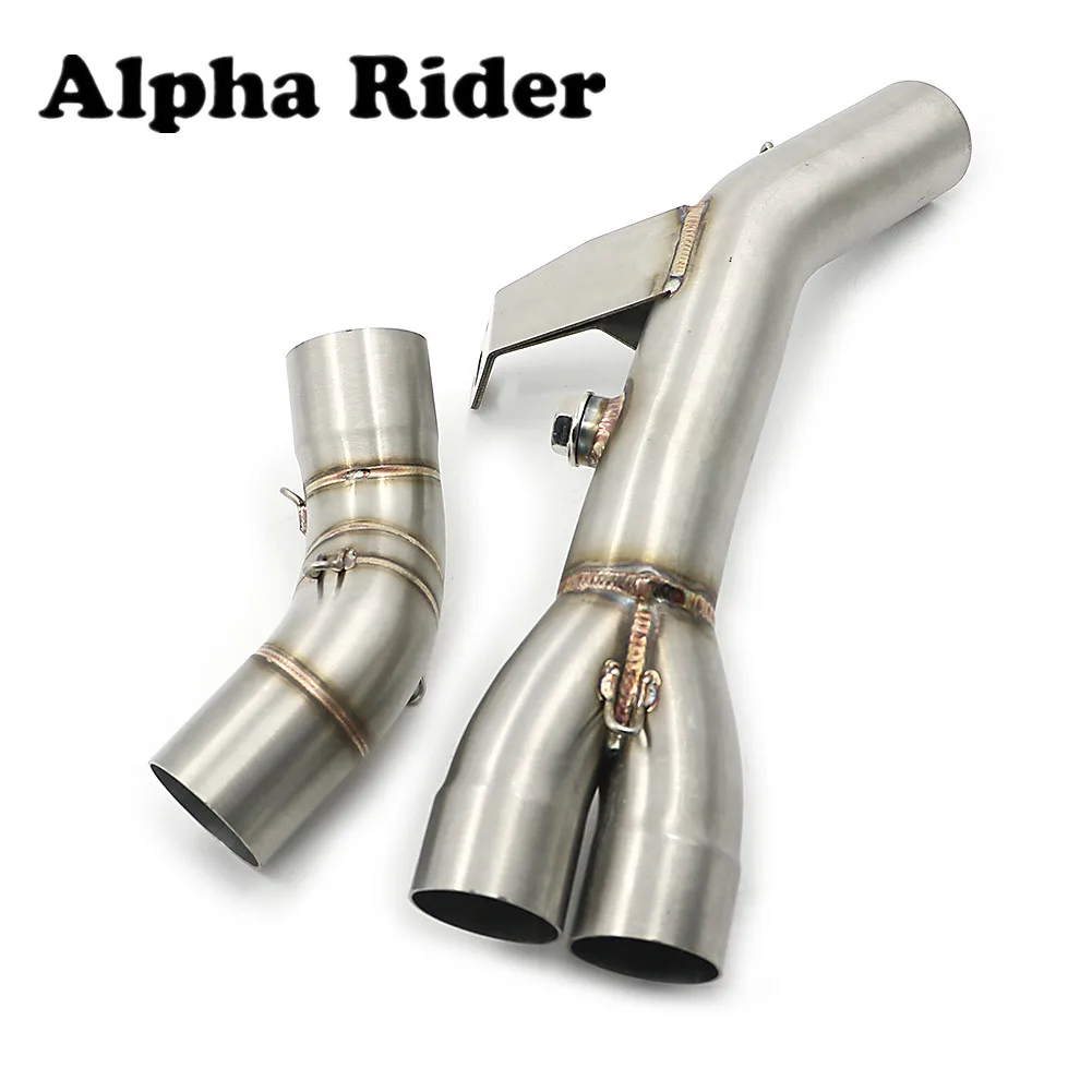 

For Kawasaki Z900RS Slip-on Connect Pipe Universal 51mm Motorcycle Exhaust Mid Link Pipe System Stainless Steel
