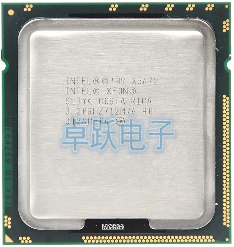 Intel Xeon X5672 x5672 CPU processor /3.2GHz /LGA1366/12MB/ L3 95W Cache Quad Core server Free Shipping | Компьютеры и офис