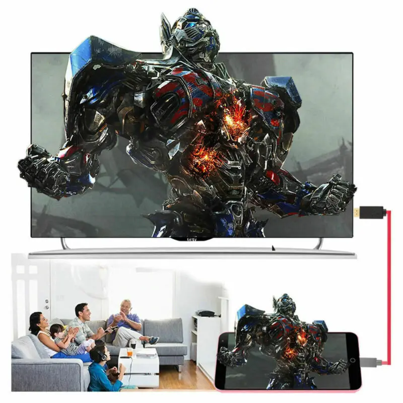 1080P MHL Micro USB к HDMI HD ТВ кабель адаптер для смартфонов Samsung Android|Кабели HDMI| |