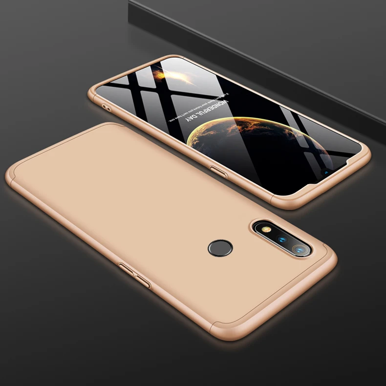 Чехол для OPPO Realme 3 Pro, роскошный защитный чехол с магнитным кольцом, ударопрочный корпус для OPPO Realme 3 Pro Coque