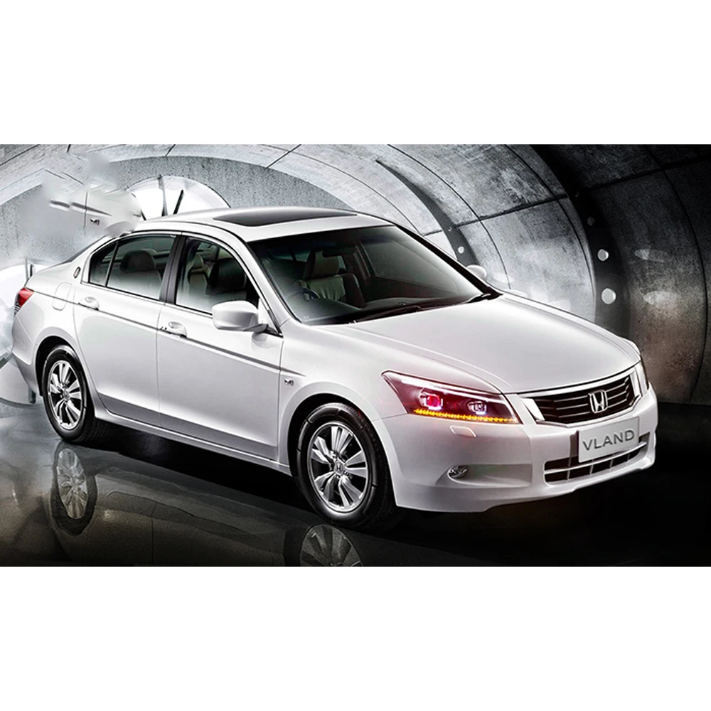 Lslight светодиодная фара в сборе для Honda Accord 2008 2009 2010 2012 налобный фонарь поворота мигалка знакомства автомобильные аксессуары Автоматическая лампочка
