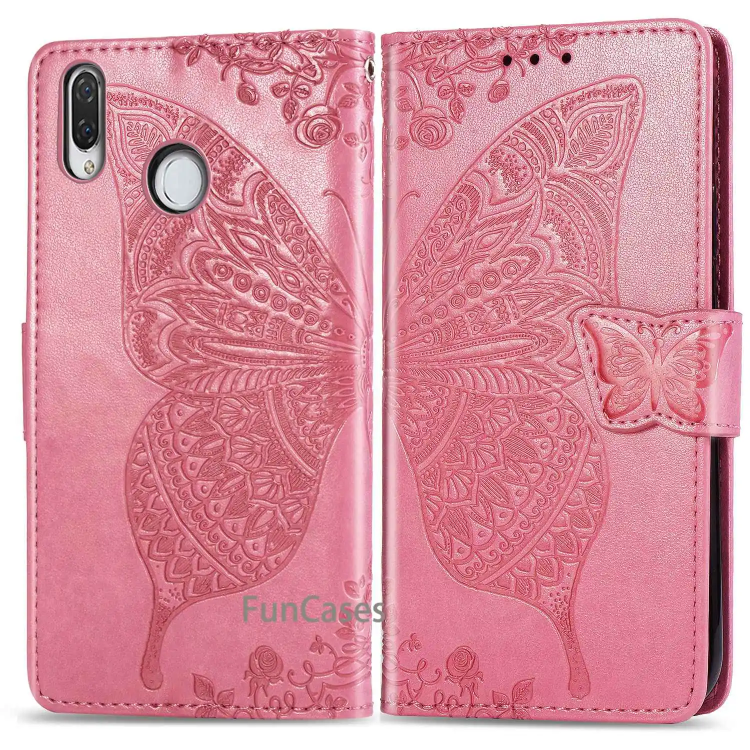 Для Huawei Y7 2019 Чехол Флип бумажник бизнес кожаный чехол для телефона Fundas