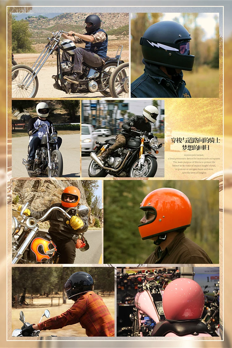 Capacete круиз защитный шлем винтажный мотоциклетный шлем кросс-кантри шлем для гонок на мотоцикле Восстанавливающий древний шлем