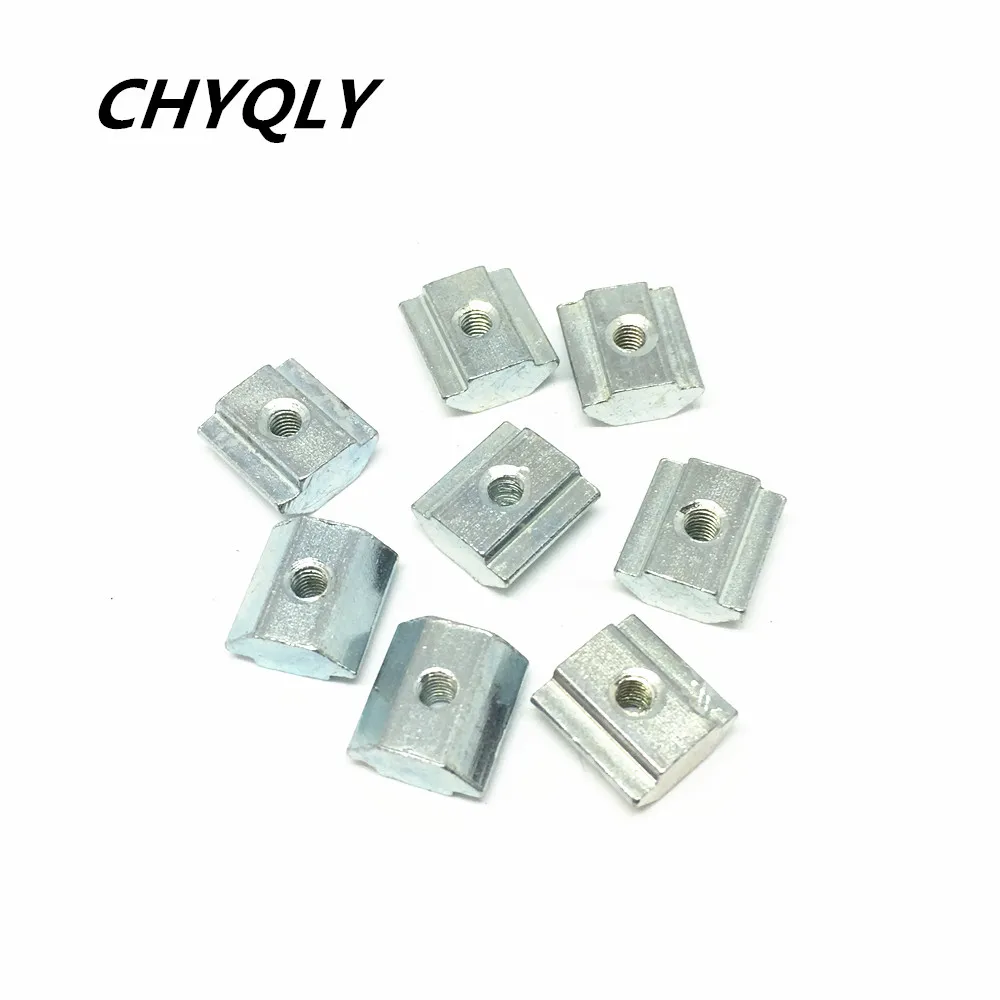 

500pcs 20-M3 T Sliding Block Square Nuts for 2020 Aluminum Profile Slot Zinc Coated Plate Aluminum connector Accessories