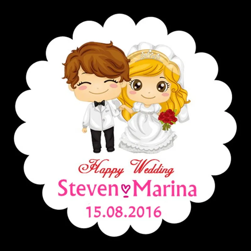 100 шт Персонализированные Свадебные сувениры бирки подарочные свадебный душ