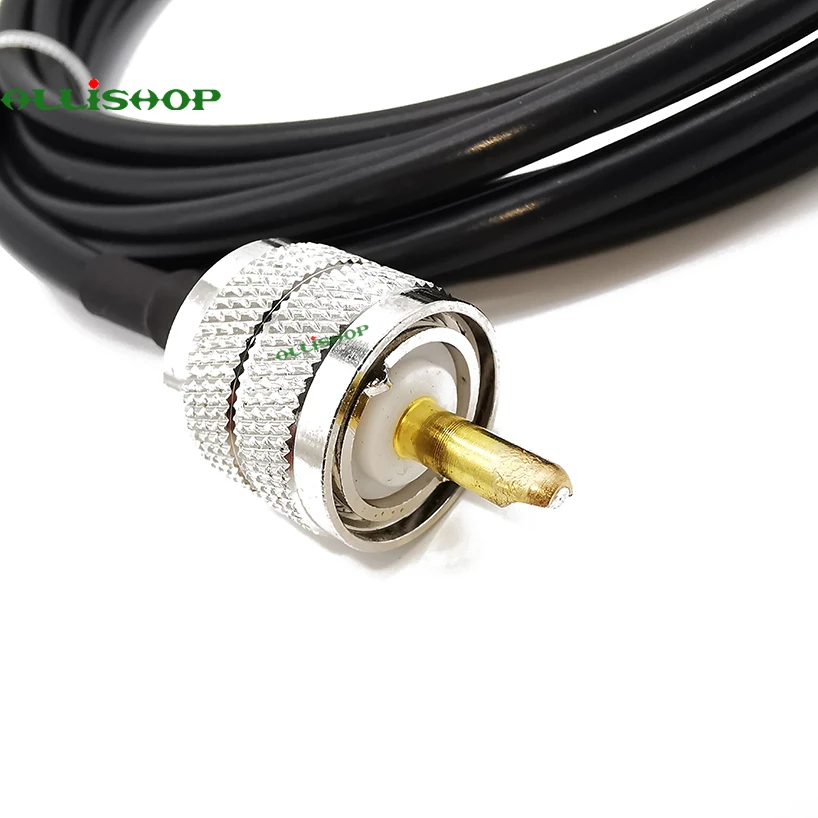 UHF PL259 штекер к SO239 гнездо RG58 кабель для транспортного средства CB