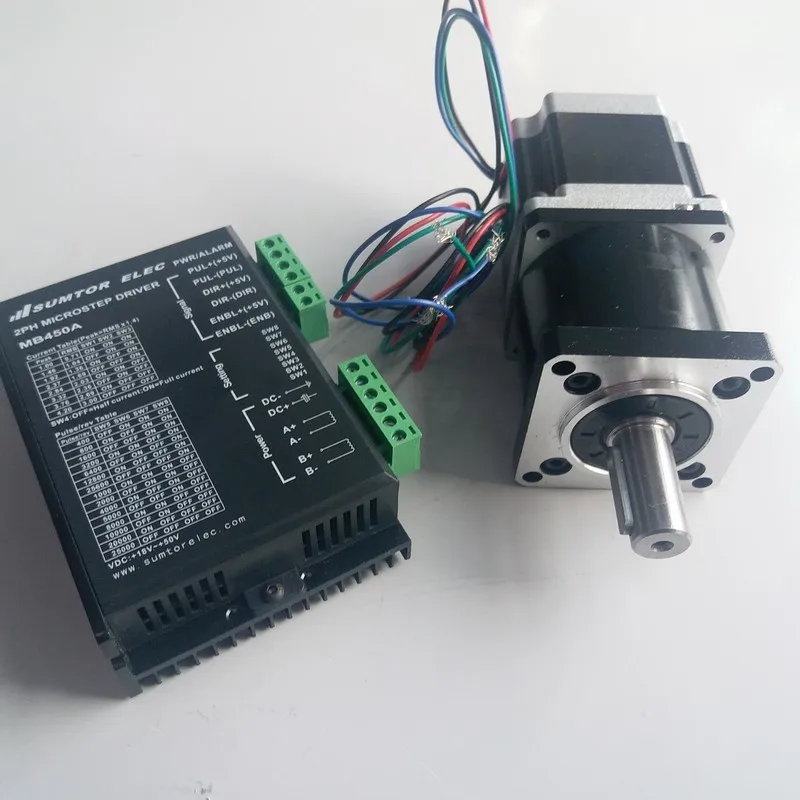 Планетарный редуктор скорости коробки передач с комплектом двигателей NEMA23 57*56 мм