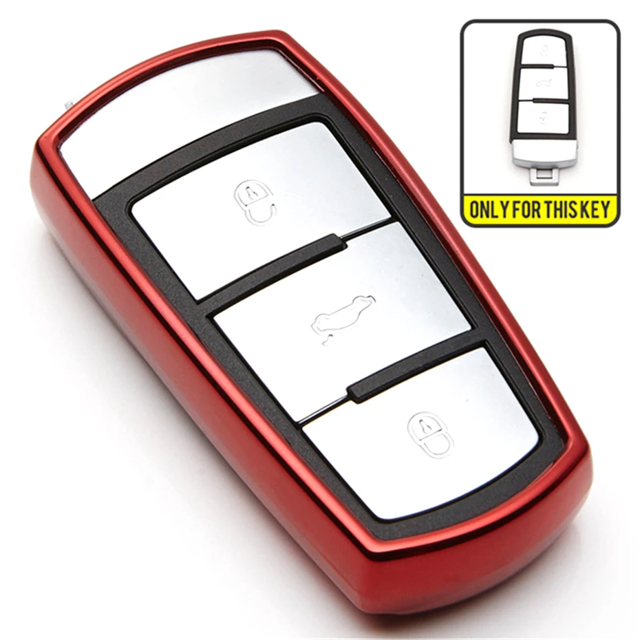 KUKAKEY чехол для автомобильного ключа Volkswagen VW CC Passat B6 B7 3C Maogotan R36 B5 B7L держатель