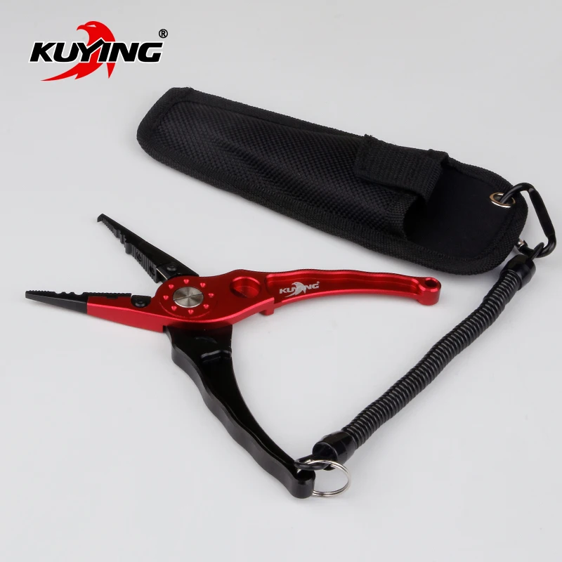 KUYING 128g супер легкие многофункциональные рыболовные плоскогубцы инструмент