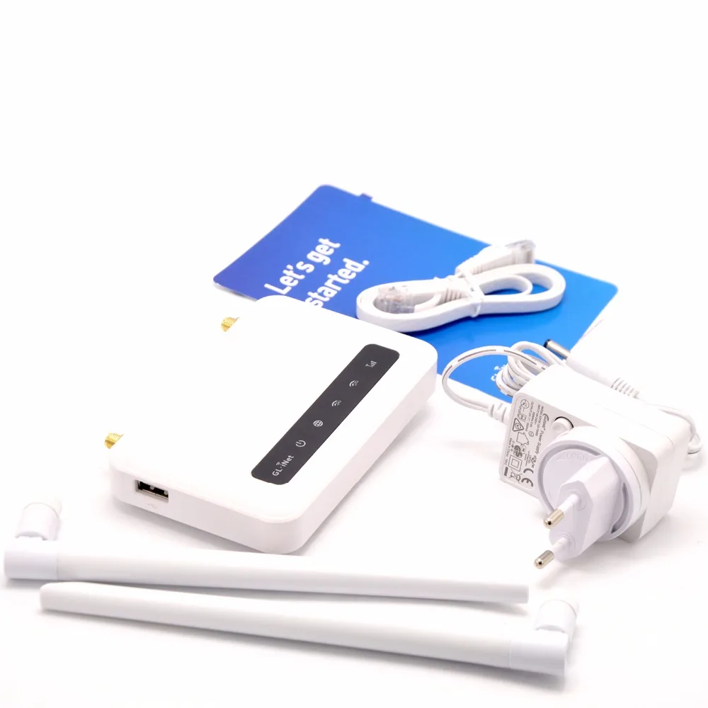 Интеллектуальный беспроводной роутер GL.iNet 802.11ac 750 Мбит/с 4G LTE SIM карта OpenWrt Router + mini