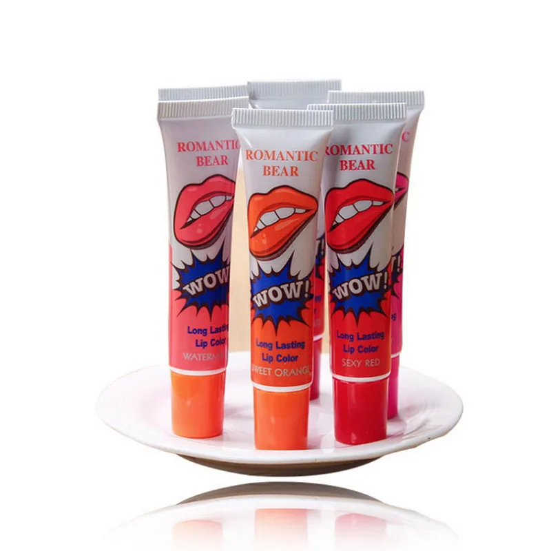 Блеск для губ пилинг офф длится 24 ч без пятен морская коллагеновая помада Бальзам