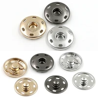 hot sale 20 setslot 2 parts snap buttons metal brass press button stud in silver gunmetal clothing metal accessories sewing