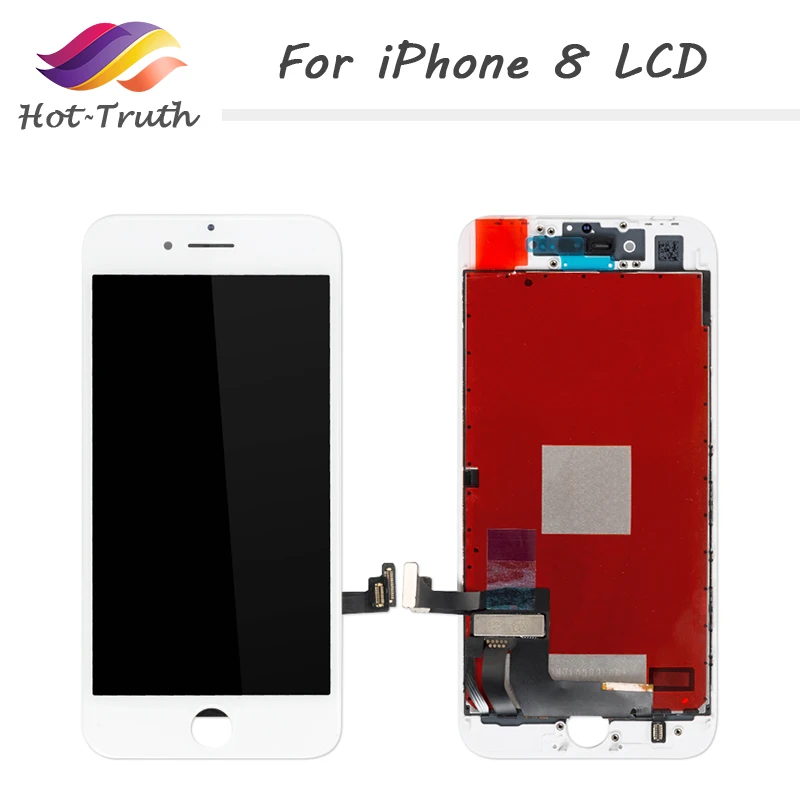 Горячая Распродажа 20 шт. черный и белый экран для iPhone 8 ЖК дисплей 3D сенсорный