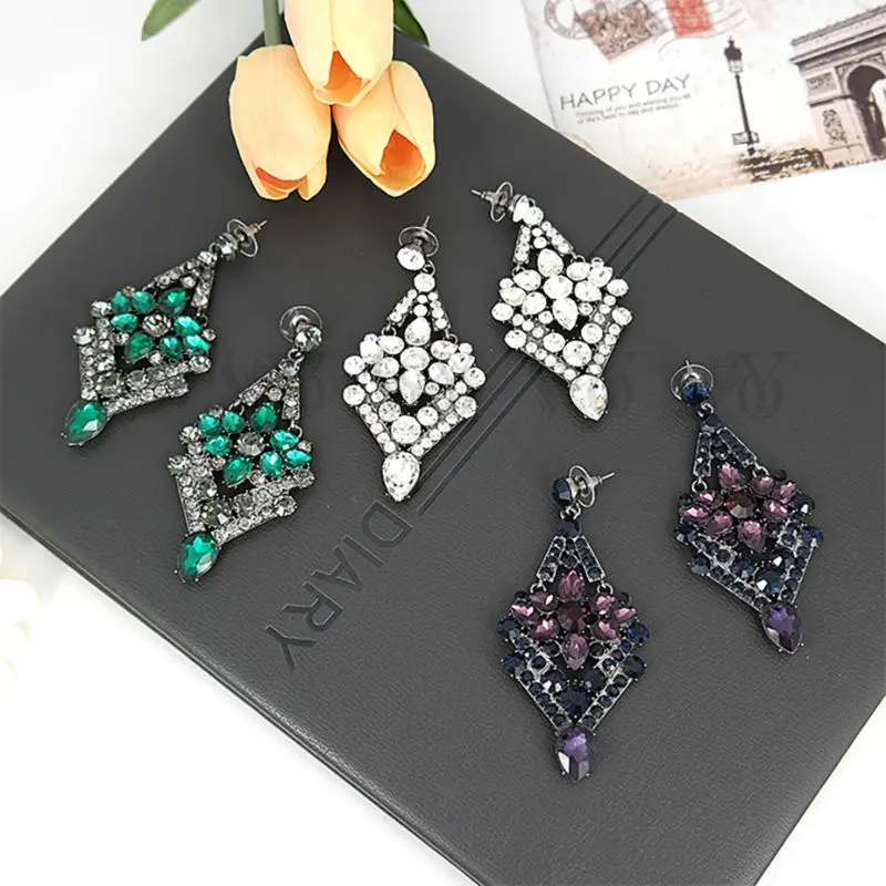 Роскошные серьги VEYO полностью из кристаллов висячие для женщин лидер продаж