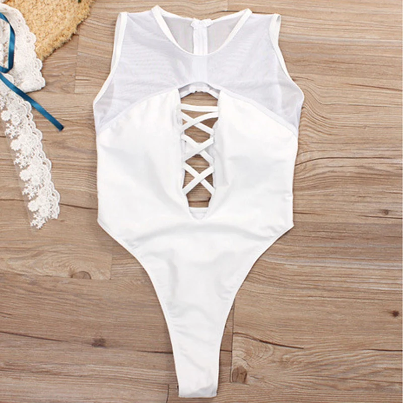 Zosmiu 2018 Sexy Hollow Patchwork Swim One Piece Suit Backless Zipper Open Swimsuits Summer Holiday Swimiwear Monokini Wholesale | Спорт и
