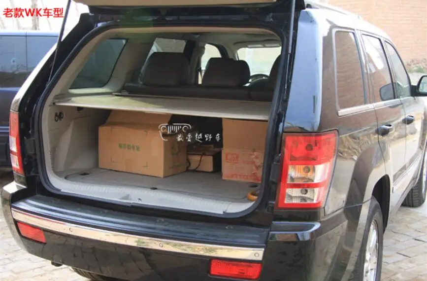 Задний багажник Грузовой чехол щит безопасности для JEEP Grand Cherokee WK 2005 2006 2007 2008 2009 2010 Высокое качество авто аксессуары