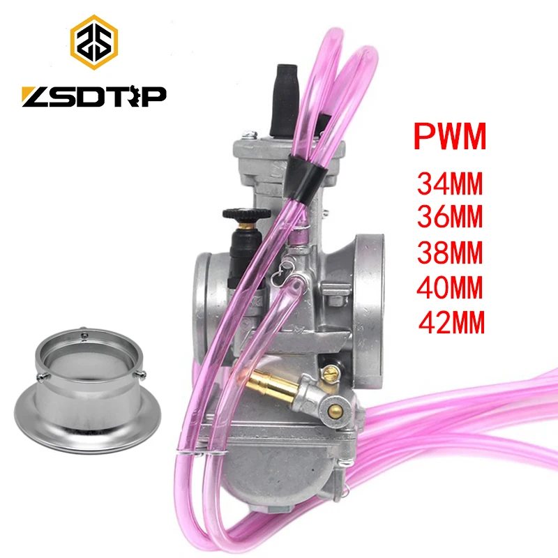 Карбюратор ZSDTRP PWM 34 36 38 40 42 мм для Keihin универсальный переключатель Karts 2T гоночный