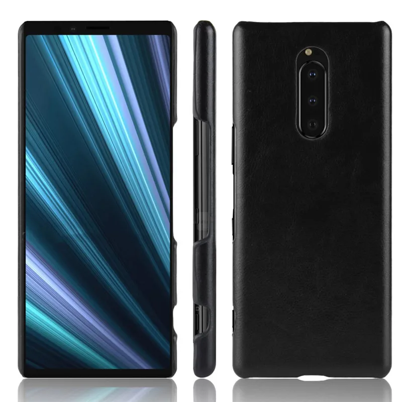 Чехол для Sony Xperia 1 L3 чехол премиум кожа текстура матовая жесткая задняя крышка