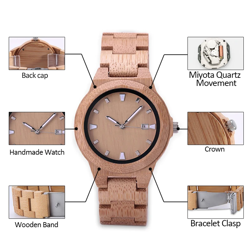 Женские часы ELMERA деревянный Montre femme женские часы деревянные часы кварцевые наручные часы