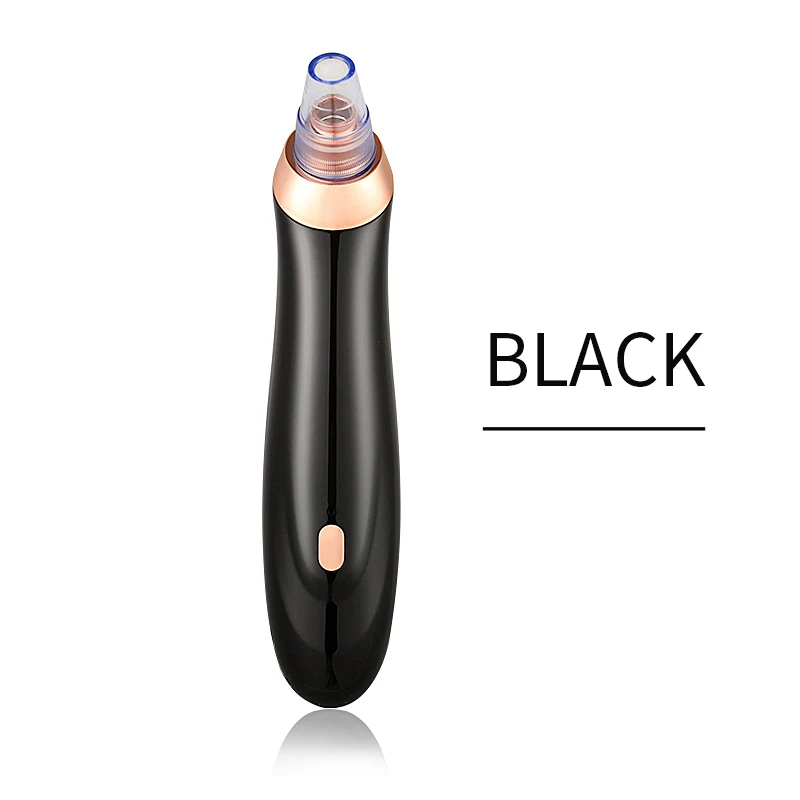 black no box Прыщи Приспособления для красоты вакуумный отсос угрей Remover лица пор очищающее средство от черных точек Acne прибор для удаления угрей спа машина черные точки акне для лица для чистки лица удаление угрей - Цвет: black no box