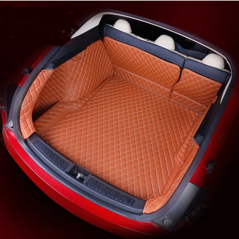 Полноразмерная Водонепроницаемая нескользящая подкладка для багажника Tesla Model S